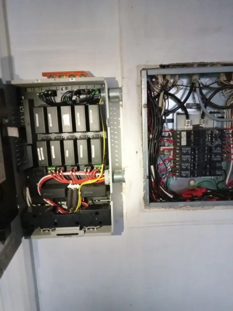 Electrical panel upgrade completed for Ring Doorbell Installation in Greenbriar